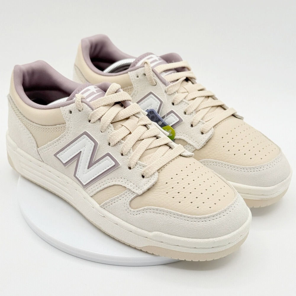 New Balance 480 Lifestyle Sneakers Size 6 Womens‎ White/Beige BB480LHP